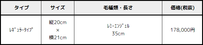 セミオーダーハーフウィッグレミーエンジェル料金