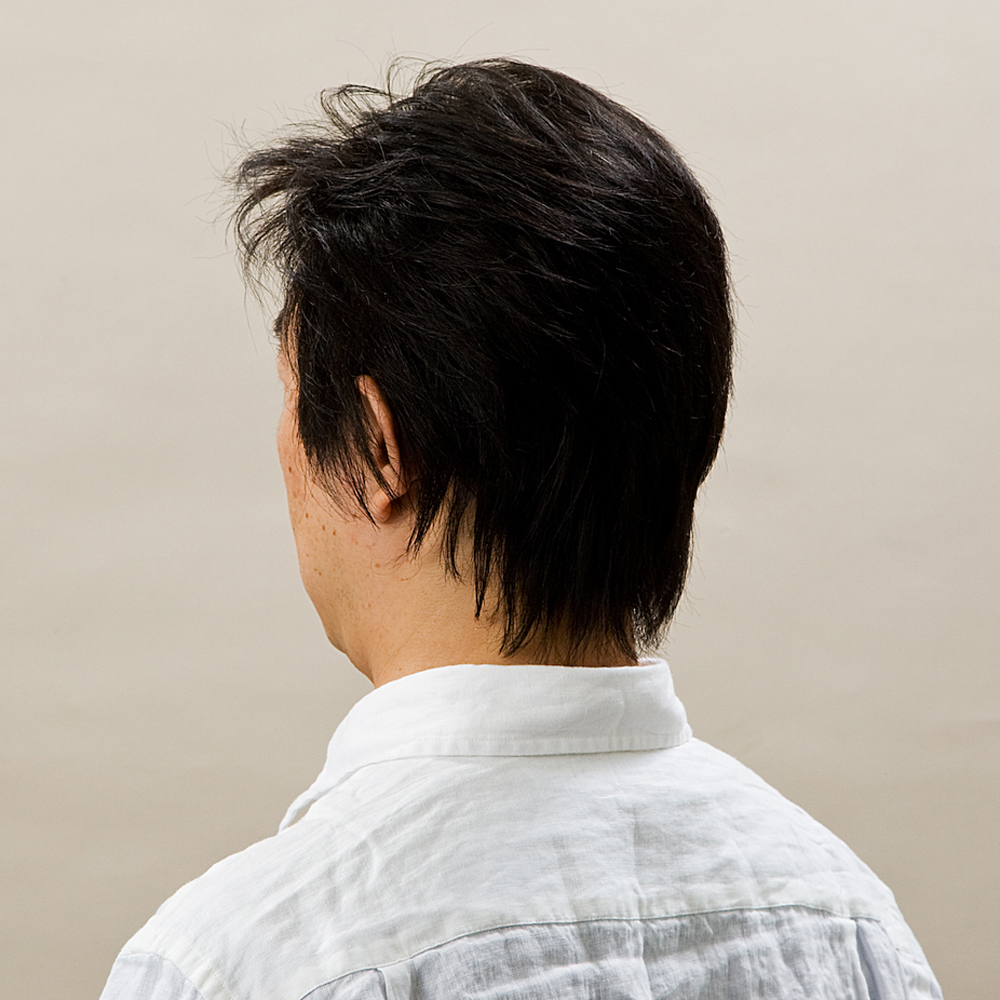 カツラモデル ミディアムショート023髪型 スキンヘッド 坊主頭 かつらウィズ ウィッグ専門店 With