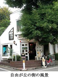 自由が丘の町