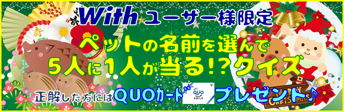 お客様からのメッセージ｜運試しクイズ2018-2019