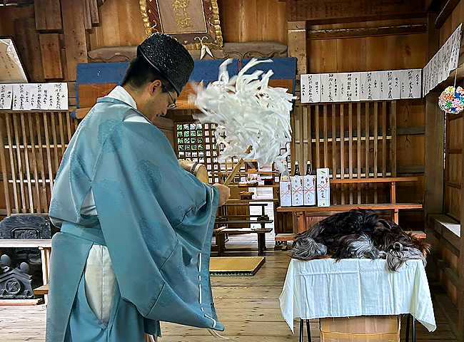 かつら供養2026【年毛神社】お祓い01