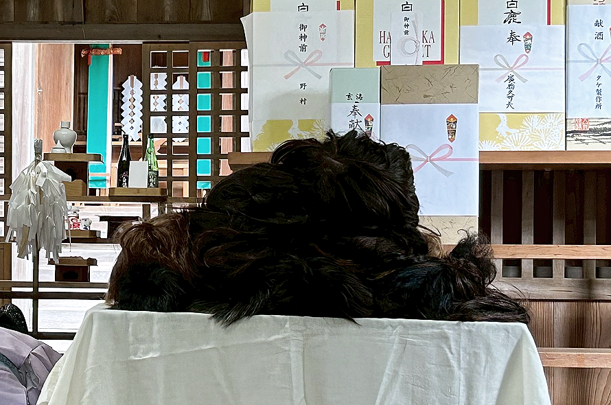 かつら供養2025【年毛神社】お祓い3